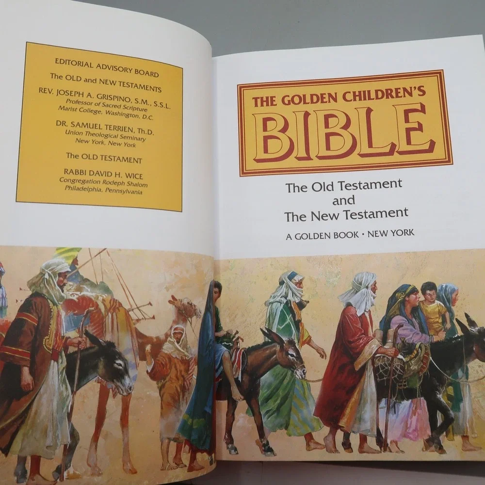 The Children's Bible by Golden Books Hardcover & The Beginner's Bible Stories lo
